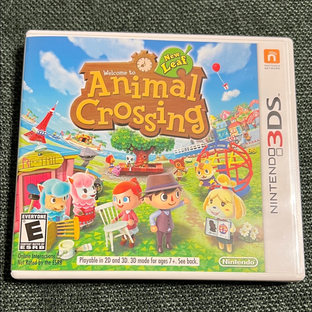 *NO GAME* Nintendo Animal Crossing: New Leaf 3DS Case Only
